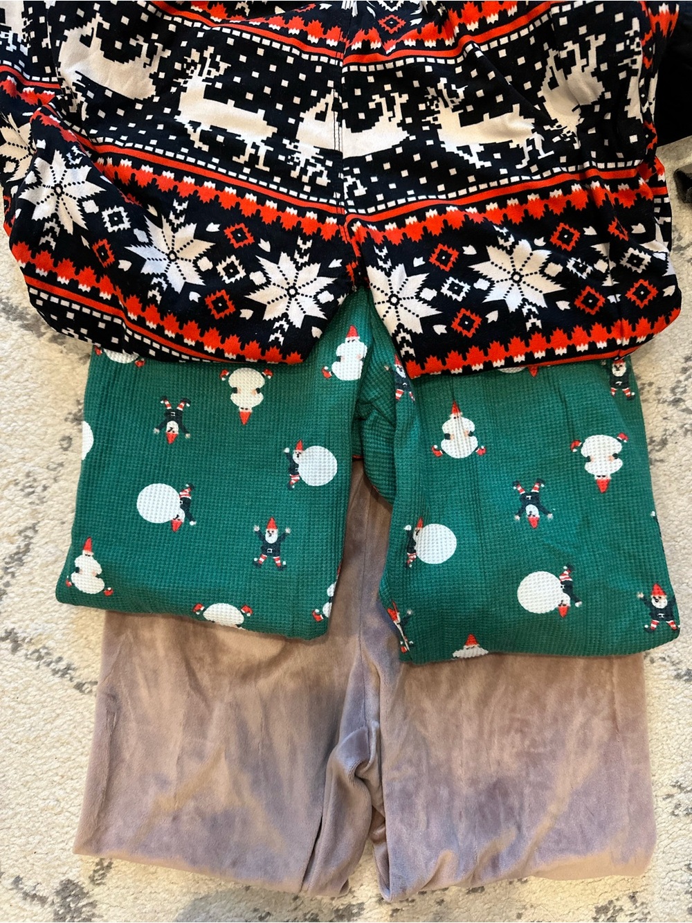 Bundle of 3 Women’s Old Navy Holiday Pajama Pants. Size Small